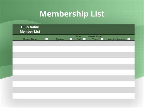 Member Details 